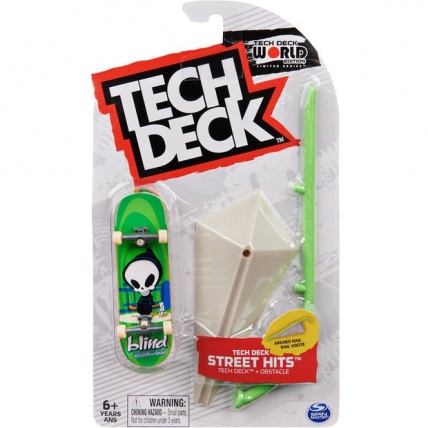 Tech Deck Street Hits Board and Obstacle