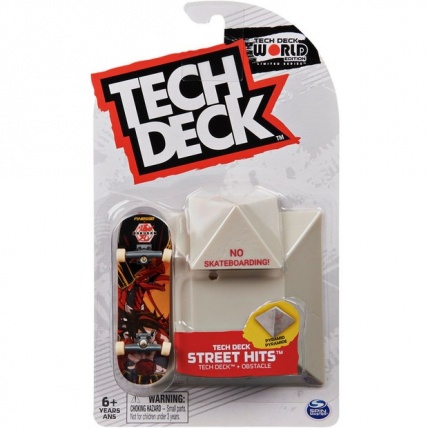 Tech Deck Street Hits Board and Obstacle