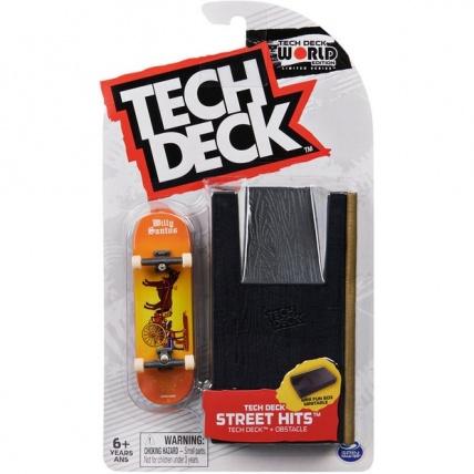 Tech Deck Street Hits Board and Obstacle