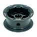 Trampa Deep Dish MegaStar Hubs Black with Black Spokes