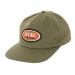 Real Oval Patch Olive Orange Snapback