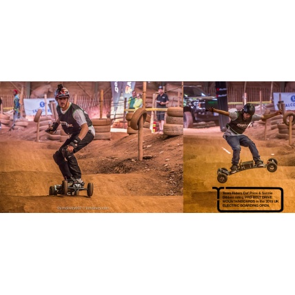 Trampa Pro Belt Electric Mountainboard Racing with Team