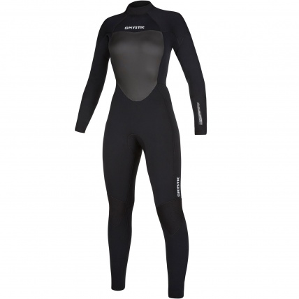 Mystic Star Womens 5/3mm Black Full Suit Back Zip Wetsuit