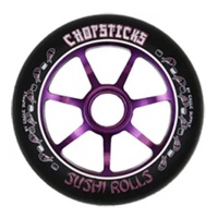 Eagle Supply - Sushi Roll 110mm Scooter Wheel Purple Black