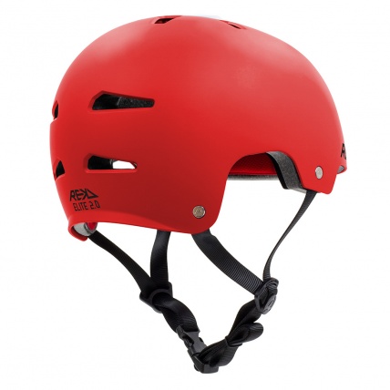 Rekd Protection Elite 2.0 Helmet Red Rear View