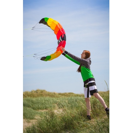 HQ Symphony Pro 1.8m Rainbow Power Kite Flying