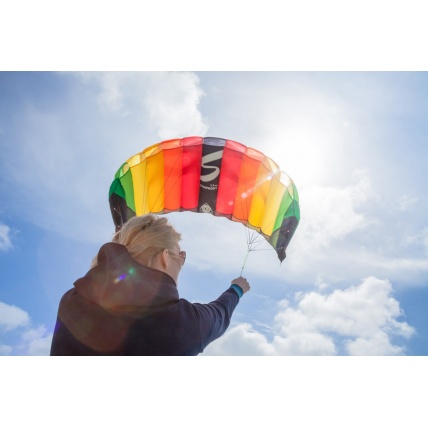 HQ Symphony Pro 2.2m Rainbow Power Kite Flying