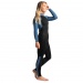 C-Skins Surflite 3:2 Womens GBS Back Zip Full Wetsuit Cascade Blue Side