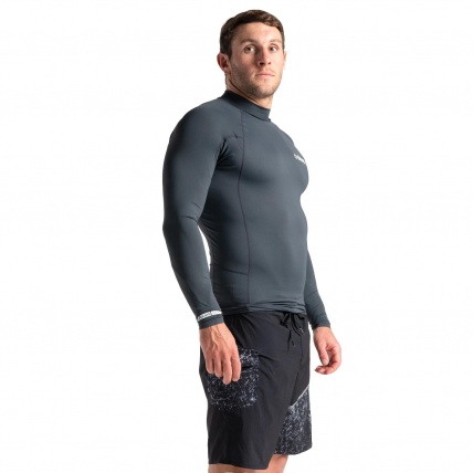 C-Skins UV Skins Mens Long Sleeve Rash Vest Anthracite