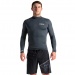 UV Skins Mens Long Sleeve Rash Vest Anthracite