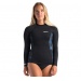 C-Skins UV Skins Womens Premium Long Sleeve Rash Vest Raven Black