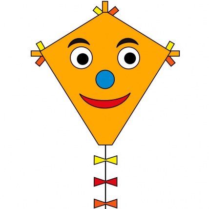 HQ Eco Line Eddy Happy Face 50cm Diamond Kite