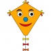 HQ Eco Line Eddy Happy Face 50cm Diamond Kite