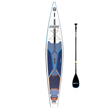 STX inflatable SUP Race 14ft x 27in Paddleboard Pack Top