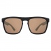 Sinner Thunder Matte Black Gold Mirror Lens Sunglasses