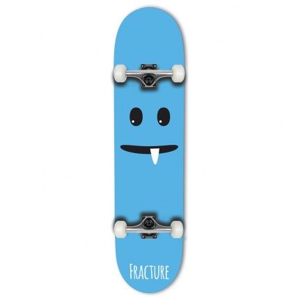 Fracture Lil Monsters Blue Complete Skateboard 7.75