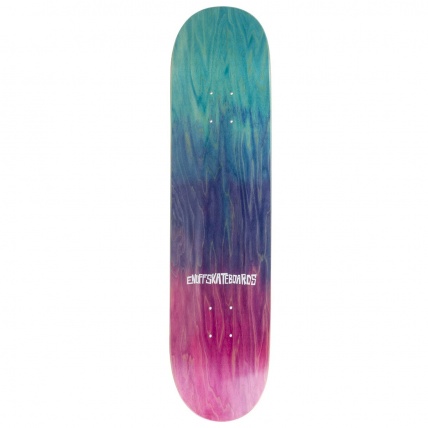 Enuff Blue Pink Stain Classic Skateboard Deck 8in