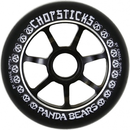 Eagle Supply Chopstick Panda Bears 100mm Scooter Wheel