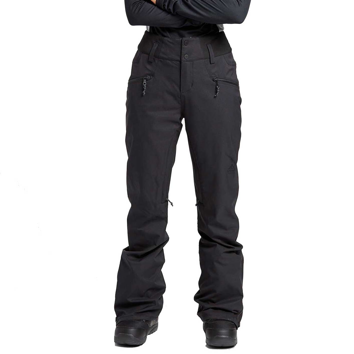 Burton Marcy High Rise Stretch True Black Womens Snow Pant - ATBShop.co.uk