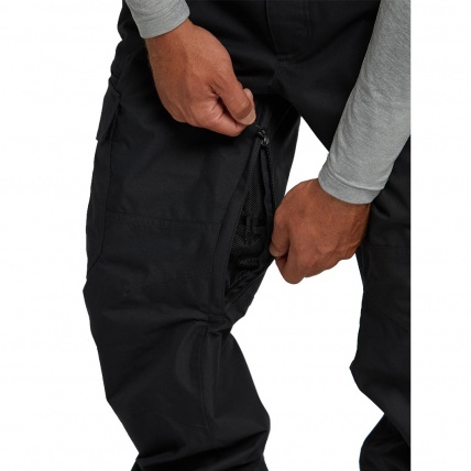 Cargo Pant Regular Fit True Black Mens Snowboard Pants