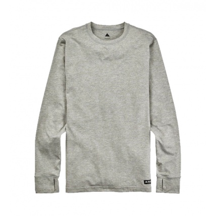 Burton Midweight Base Layer Gray Heather Mens Crew