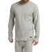 Burton Midweight Base Layer Gray Heather Mens Crew