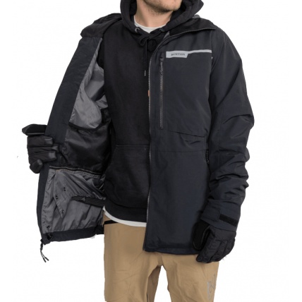 Burton Peasy True Black Mens Snowboard Jacket