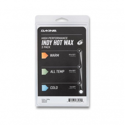 Dakine Indy Hot Wax 3 Pack Iron on Wax (Warm All Cold)