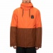 Foundation Insulated Mens  Snow Jacket Solar Orange Colour Block