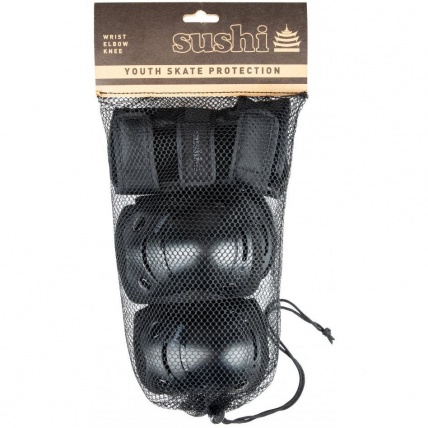 Sushi Junior 3-Pack Pad Set in Black