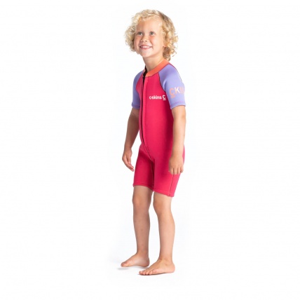 C-Skins C-Kid Baby Shorty Wetsuit Coral Lilac