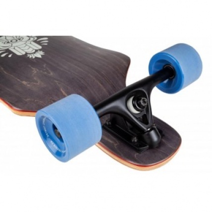 D Street Tripout Drop Down Complete Longboard Grey