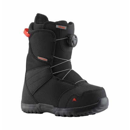 Burton Zipline Boa Black Kids Snowboard Boots