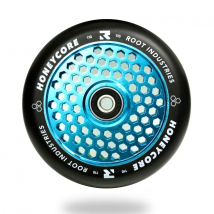 Honey Core 110mm Black and Blue Scooter Wheel