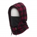 686 Tarmac Mens Fleece Hood Ox Blood Plaid