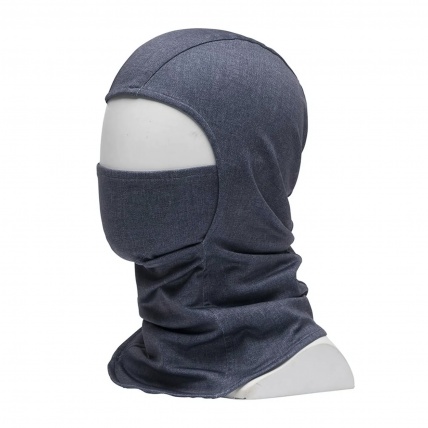 Deluxe Hinged Balaclava Grey Melange Hood