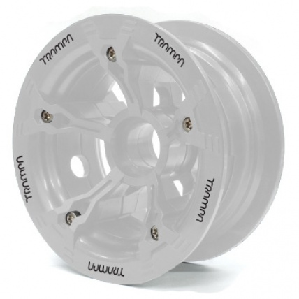 Trampa Phatlads Hub Gloss White Mountainboard Wheel