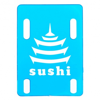 Sushi Skateboard Riser Pads Blue