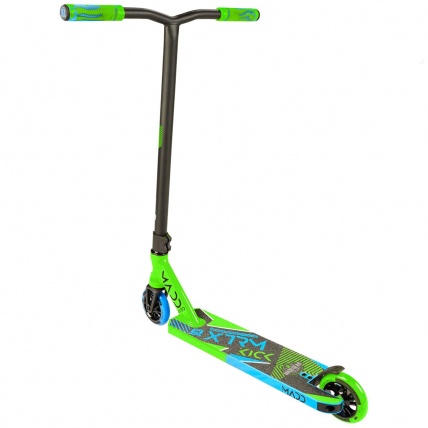 MGP Kick Extreme V5 Lime Blue Stunt Scooter