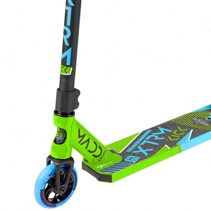 MGP Kick Extreme V5 Lime Blue Stunt Scooter