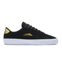 Lakai - Newport Black and Gold Suede Skate Shoes