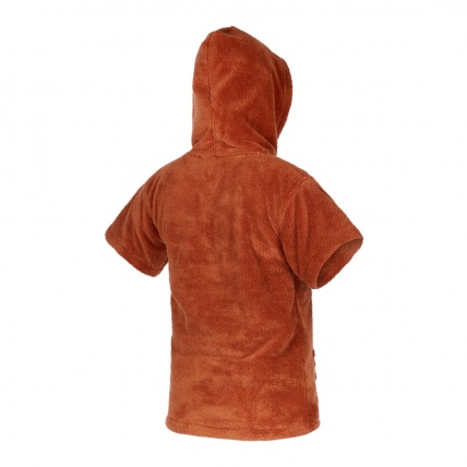 Mystic Kids Poncho Teddy Rusty Red 2021 Rear