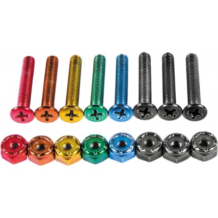 Enjoi Little Buddies Rainbow Skate Bolts 1in