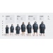 robie dry series changing robe size chart