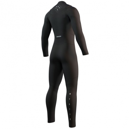 Mystic Star 3/2mm Black Double FZ Mens Wetsuit Rear