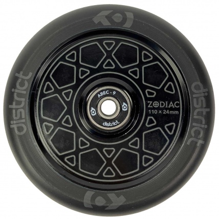 District Zodiac 110mm Black Scooter Wheels