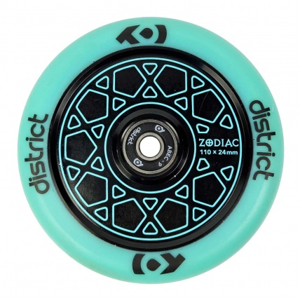 District Zodiac 110mm Blue Scooter Wheels