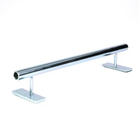 Blackriver - Fingerboard Iron Rail Pipe Low Silver