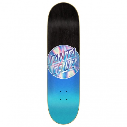 Santa Cruz Iridescent Dot Blue 8.5 Skateboard Deck