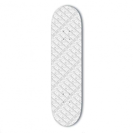 Fracture Comic White 8.0 Skateboard deck